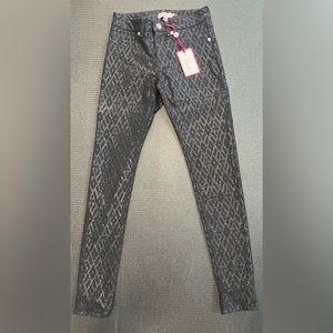 Ted Baker London Black Diamond Glitter Jean (NWT)